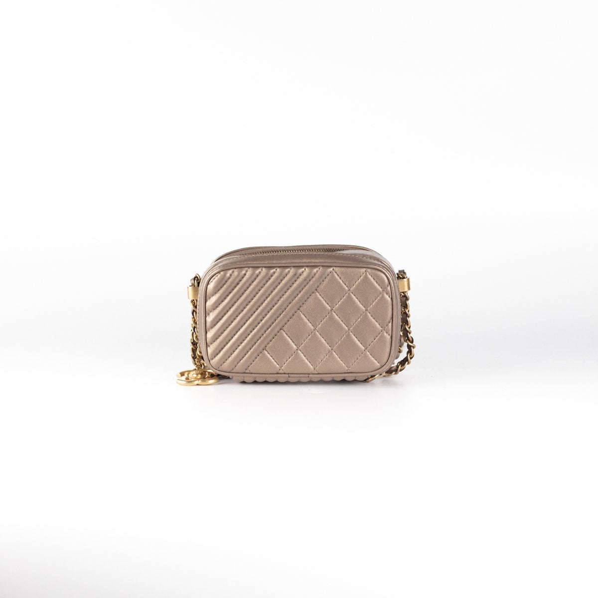 Chanel Calfskin Crossbody Bag in Nude - Luxury Leather Shoulder Purse for Women, Perfect for Date Night & Evening Events