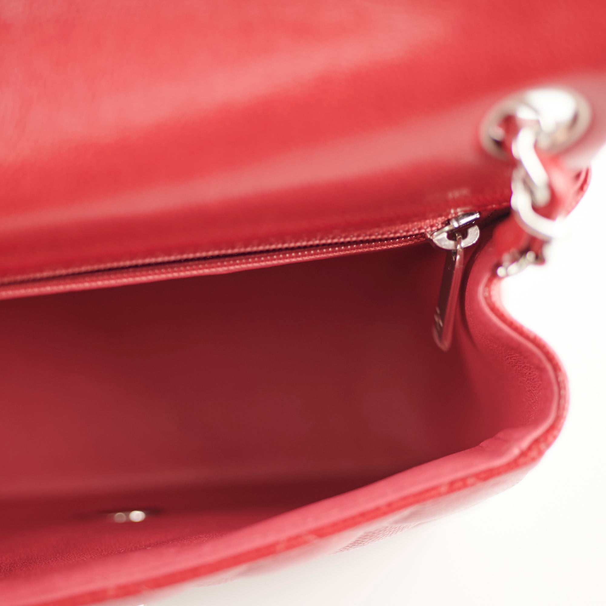 Chanel Mini Square Caviar Leather Red 26 Series Crossbody Bag - Perfect for Evening Parties, Date Nights & Luxury Fashion Accessories
