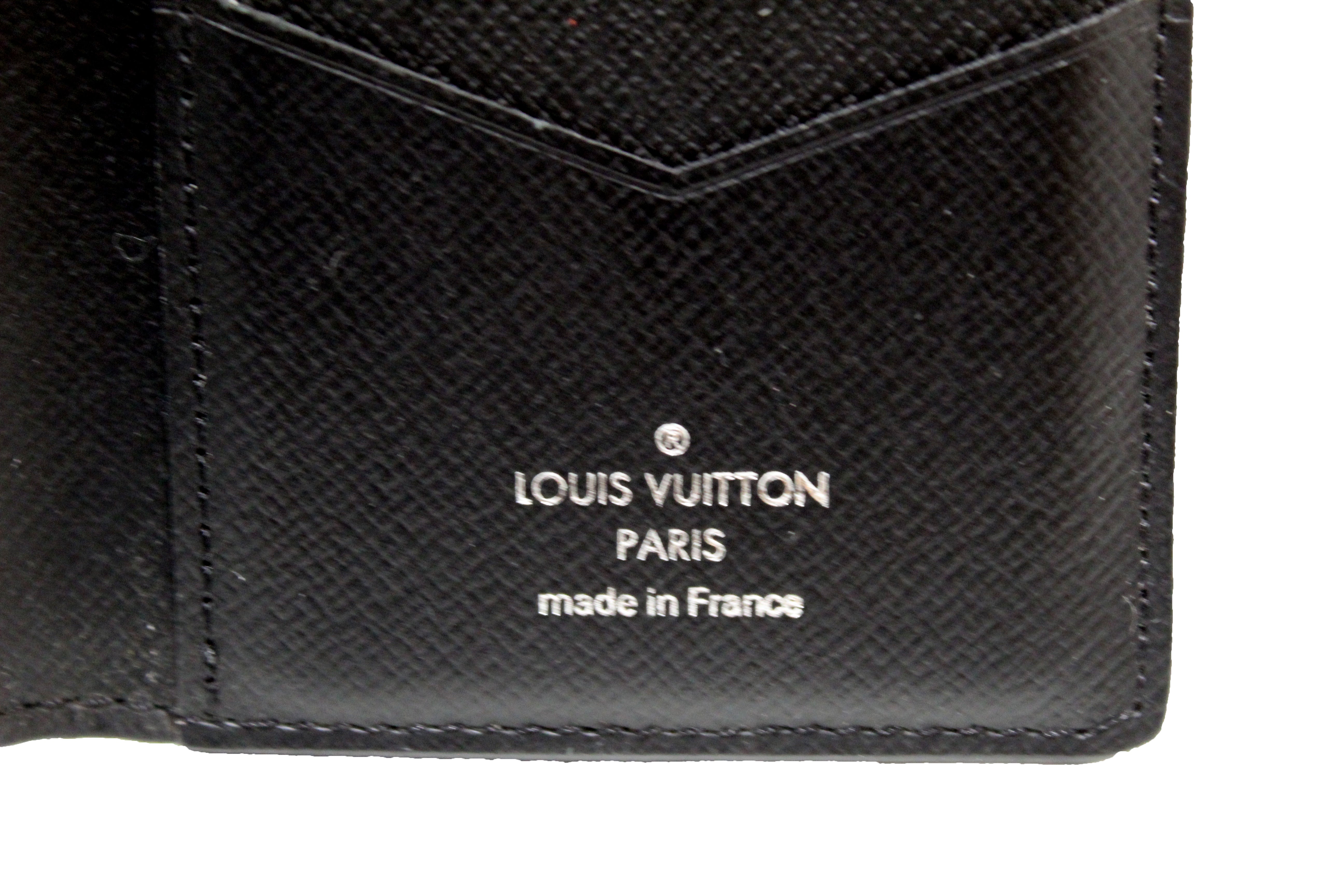 Authentic Louis Vuitton Monogram Eclipse Canvas Pocket Organizer Wallet for Men - Slim RFID Blocking Credit Card Holder - Perfect for Business, Travel & Everyday Use
