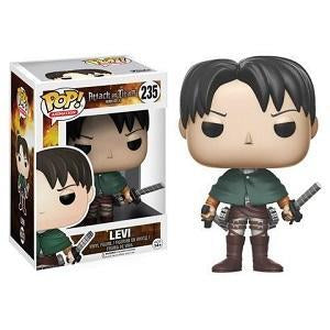 Funko Pop! Attack on Titan Levi #235 - Anime Collectible Figure for Fans & Gift Ideas - Perfect for Display, Cosplay & Anime Merch Collections