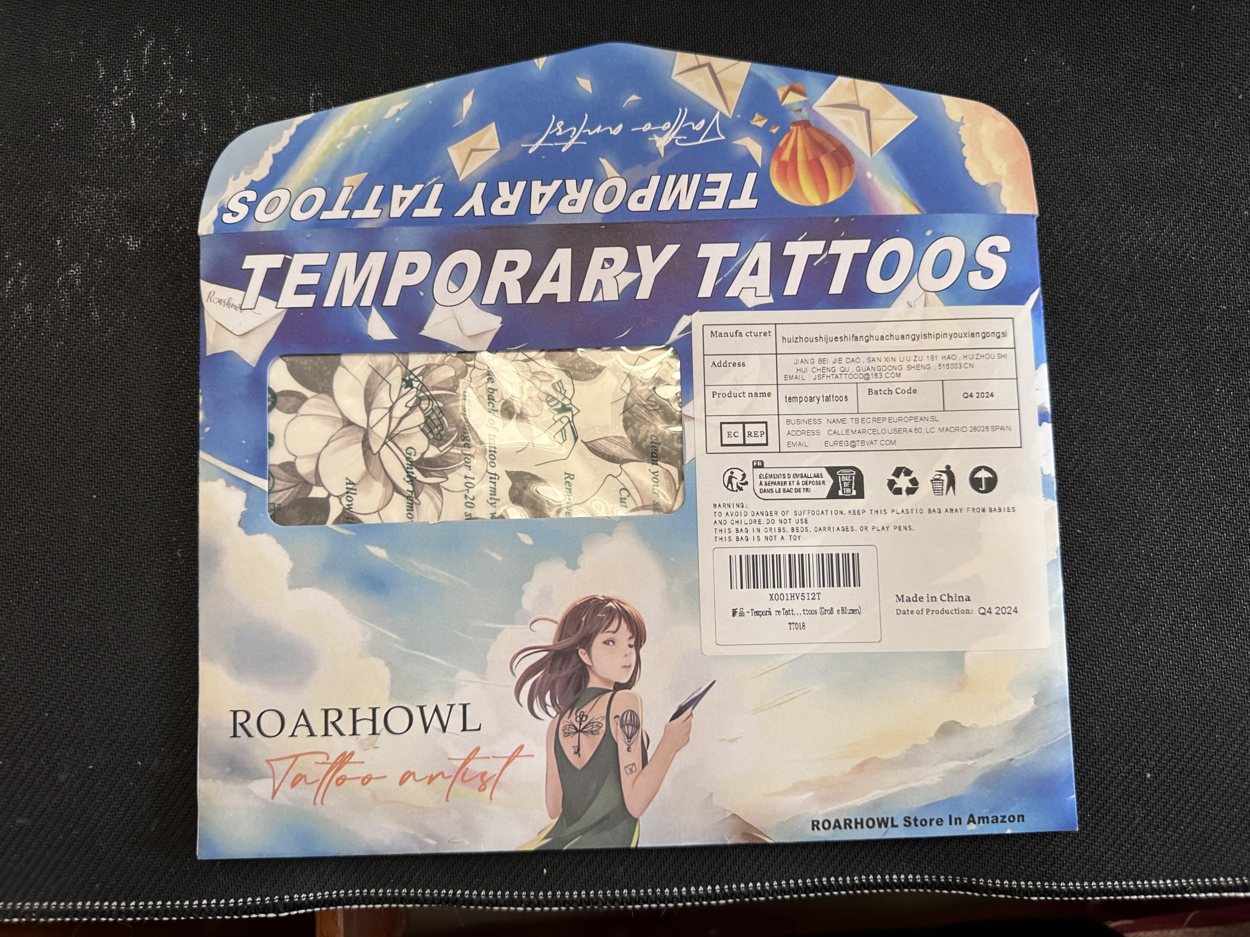 ROARHOWL Inspirational Temporary Tattoos - Bible Verses, Proverbs & Religious Quotes - Fake Tattoo Kit for Women & Men (Design 4) - Perfect for Parties, Festivals & Spiritual Inspiration