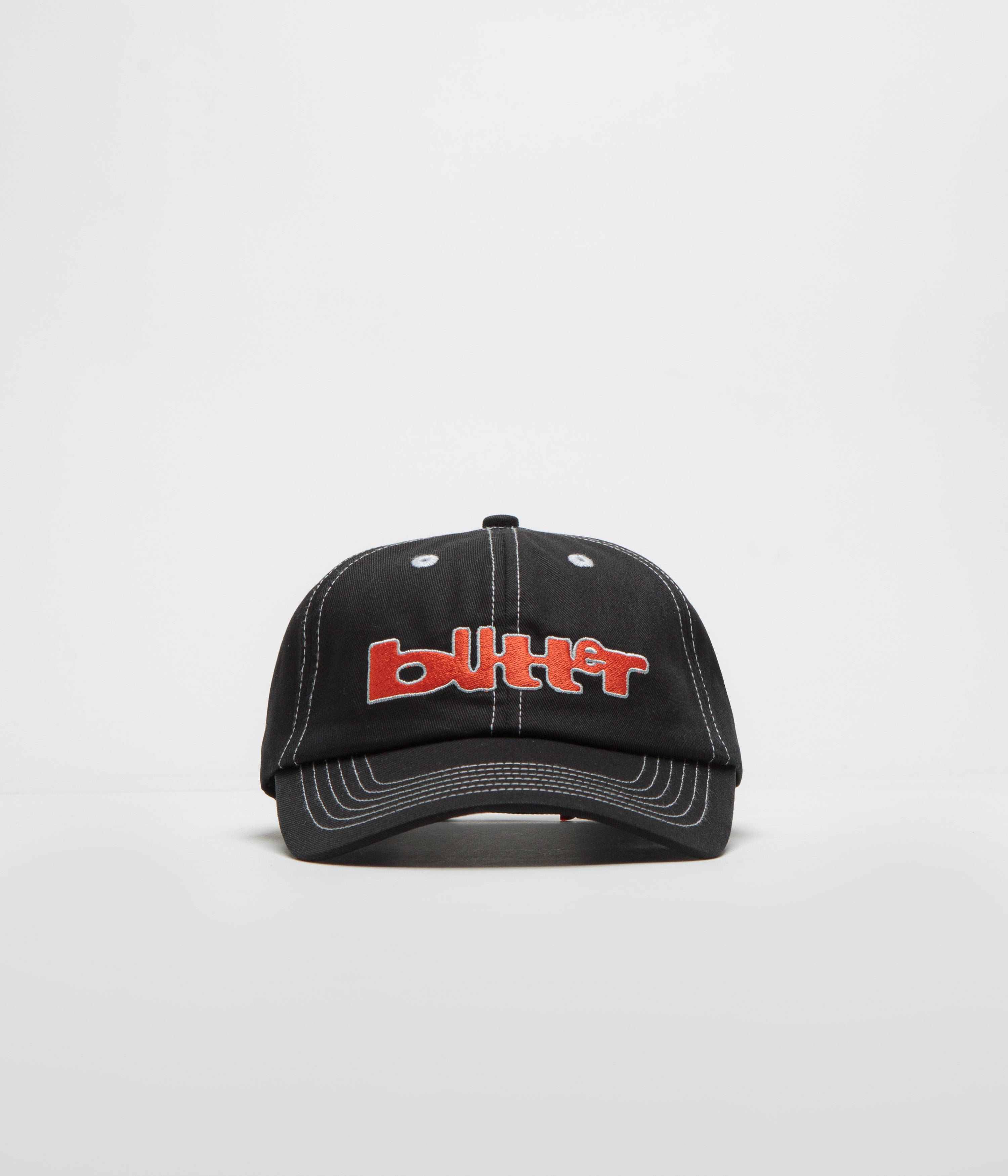 Butter Goods Warped Cap - Black Adjustable Dad Hat for Men & Women | Casual Streetwear, Outdoor Activities, and Sports Events