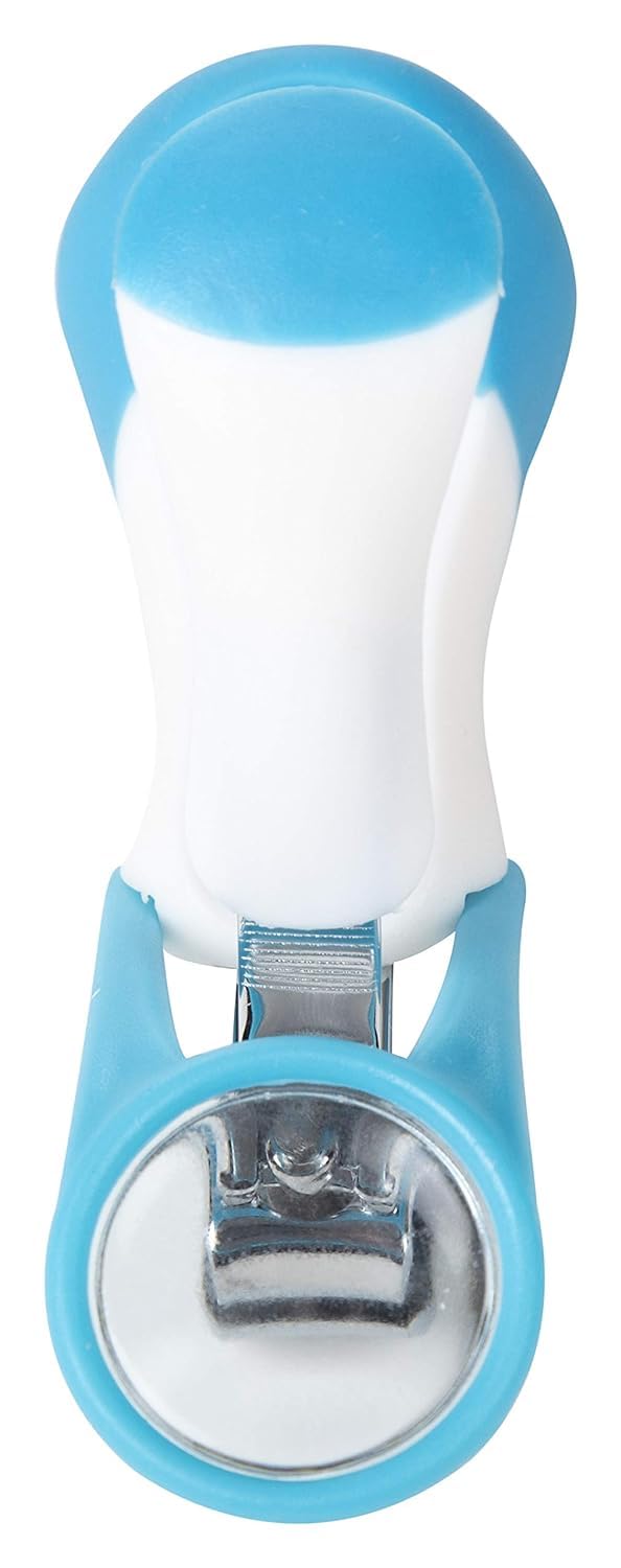 **Adore Zoom! Magnifying Nail Clipper for Babies & Infants – Safe & Precise Baby Nail Care Tool with Built-in Magnifier (Blue) – Perfect for Newborns, Toddlers & Sensitive Skin Care**