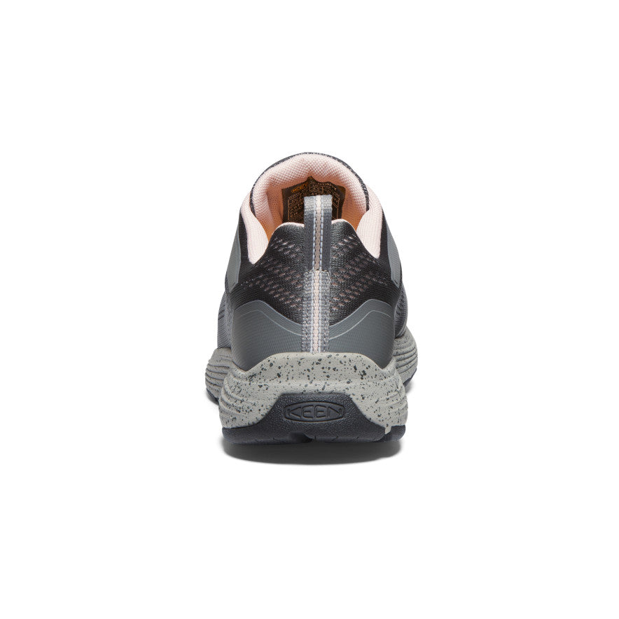 Sparta 2 Women's Safety Shoes with Aluminum Toe - Steel Grey & Peach Whip | Lightweight Work Boots for Construction, Warehouse & Industrial Use