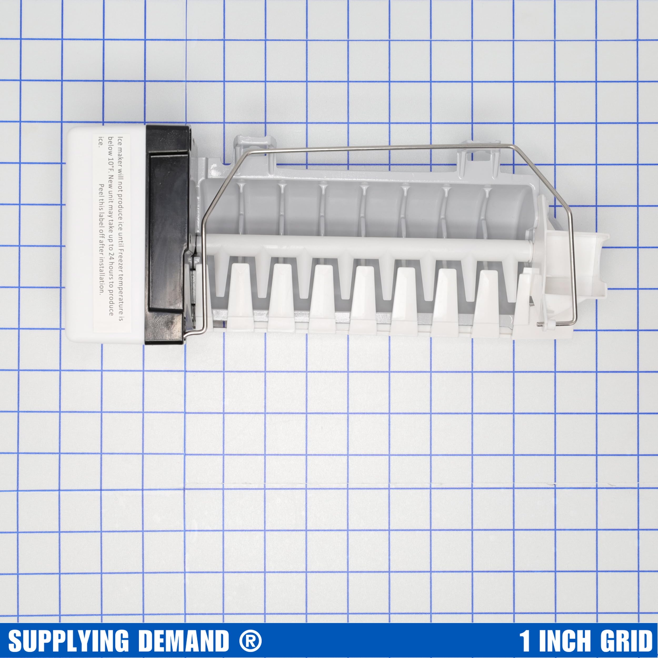 Replacement Refrigerator Ice Maker Assembly - Compatible with 1198681 & 240352407 - Perfect for Kitchen Appliance Repair & Home Maintenance