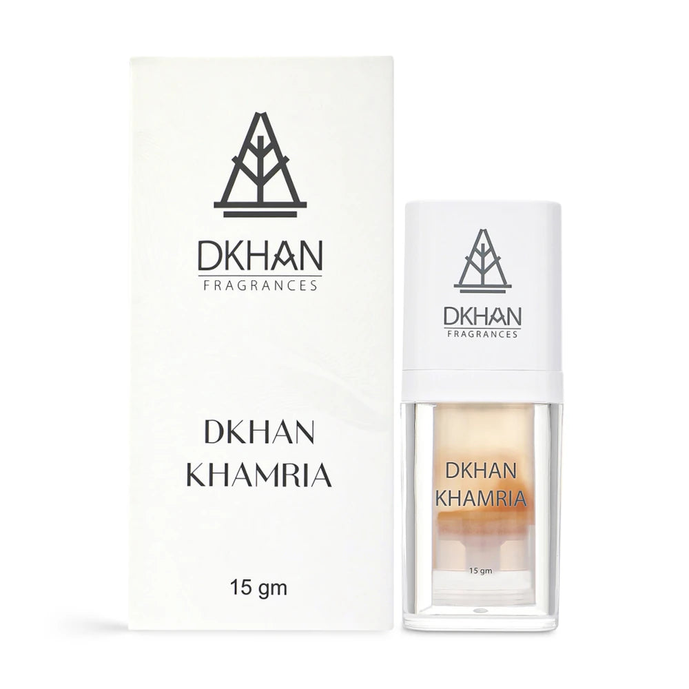 Khamria Dkhan Hair Oil 15g - Natural Hair Growth Treatment for Dry & Damaged Hair - Perfect for Daily Scalp Massage & Frizz Control