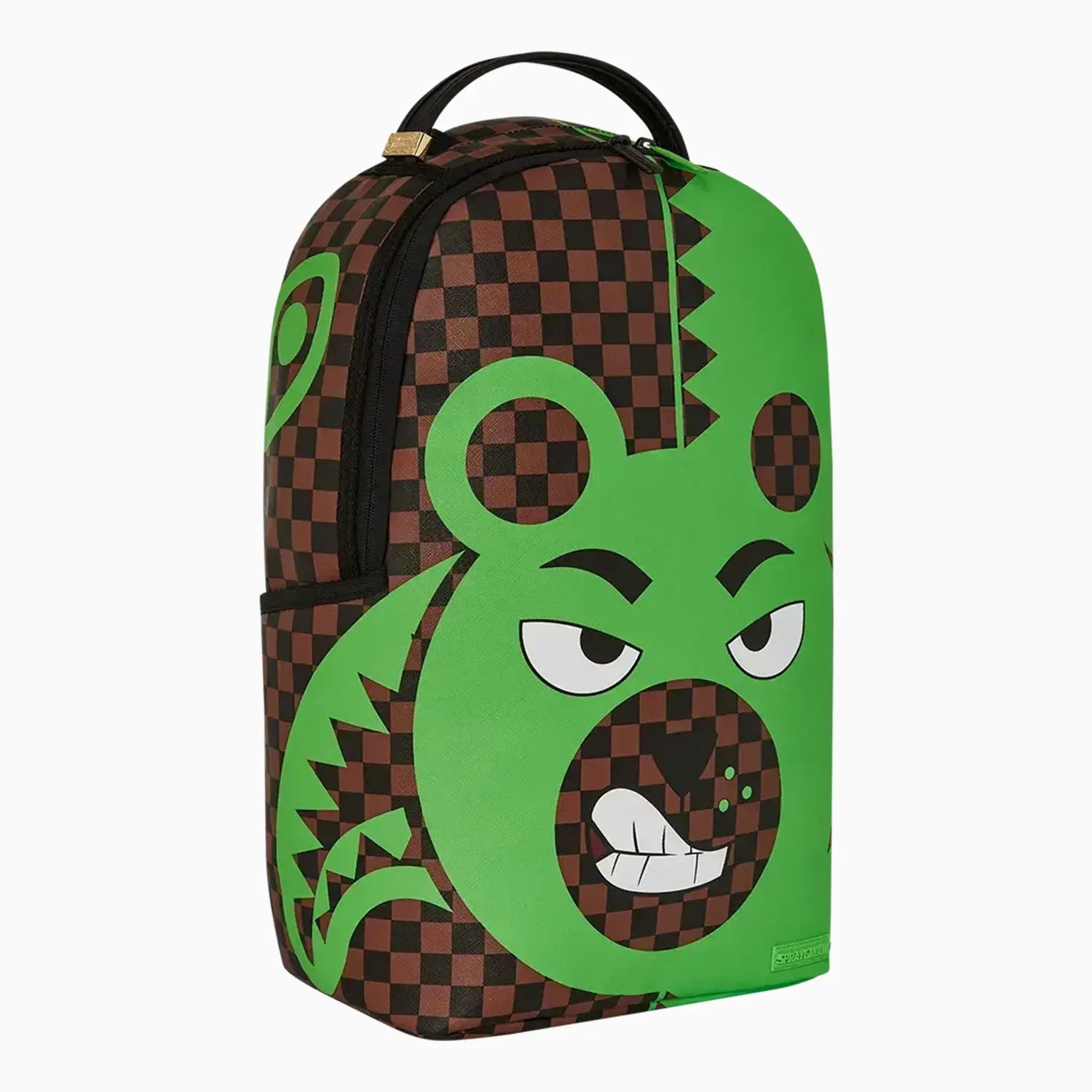 Green Money Bear DLXSV Backpack - Stylish & Durable School & Travel Backpack for Men & Women - Perfect for College, Hiking, Work & Everyday Use