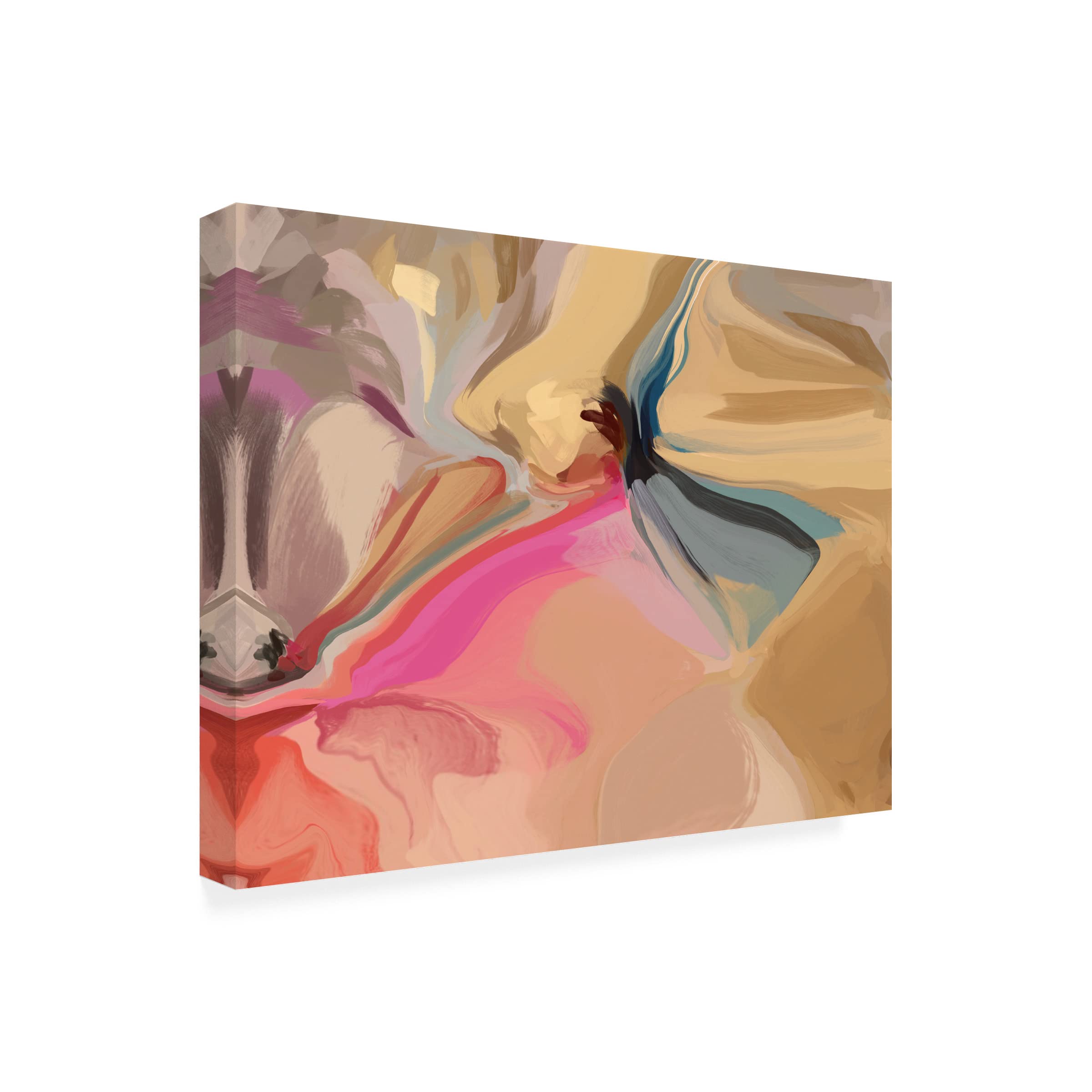Trademark Fine Art 'Charming Blend I' Canvas Wall Art Painting by Irena Orlov - Modern Abstract Home Decor for Living Room, Bedroom & Office