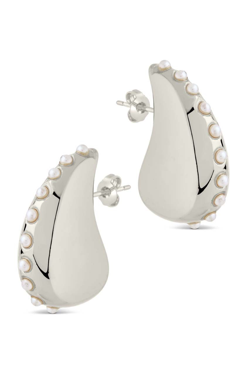 Raze Pearl Studded Drop Earrings for Women - Elegant Dangle Earrings for Party, Wedding & Evening Wear