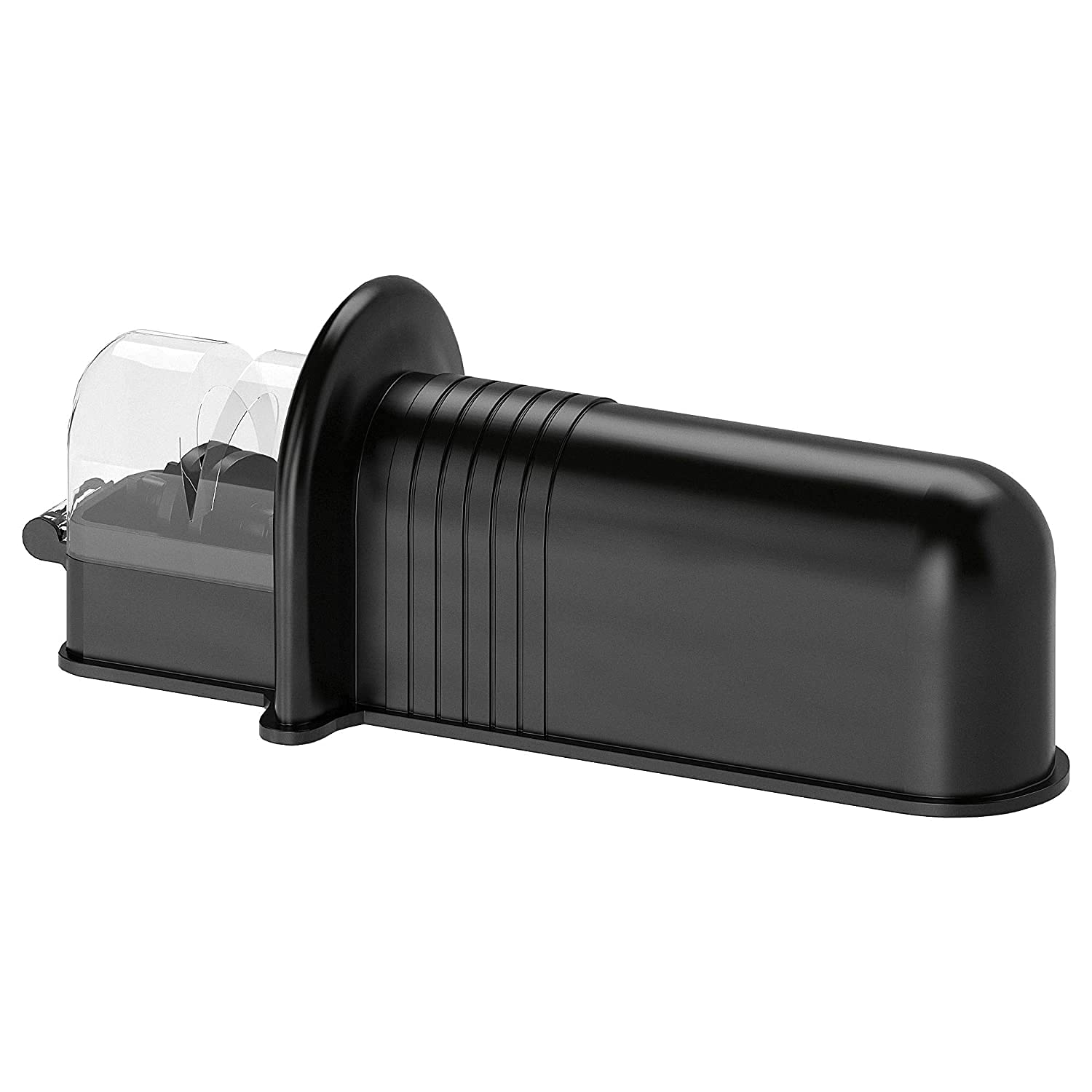 IKEA LATTJO Knife Sharpener - Professional Kitchen Knife Sharpening Tool for Home Chefs (Black) | Perfect for Kitchen, Camping & Outdoor Cooking