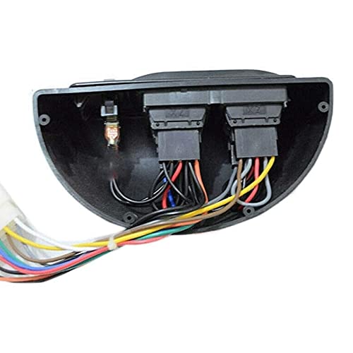 Universal 12V Car Power Window Switch Kit - AU04 Crescent Design for Automotive Window Control (Black Red) - Perfect for Car Window Repair & Upgrade Accessories
