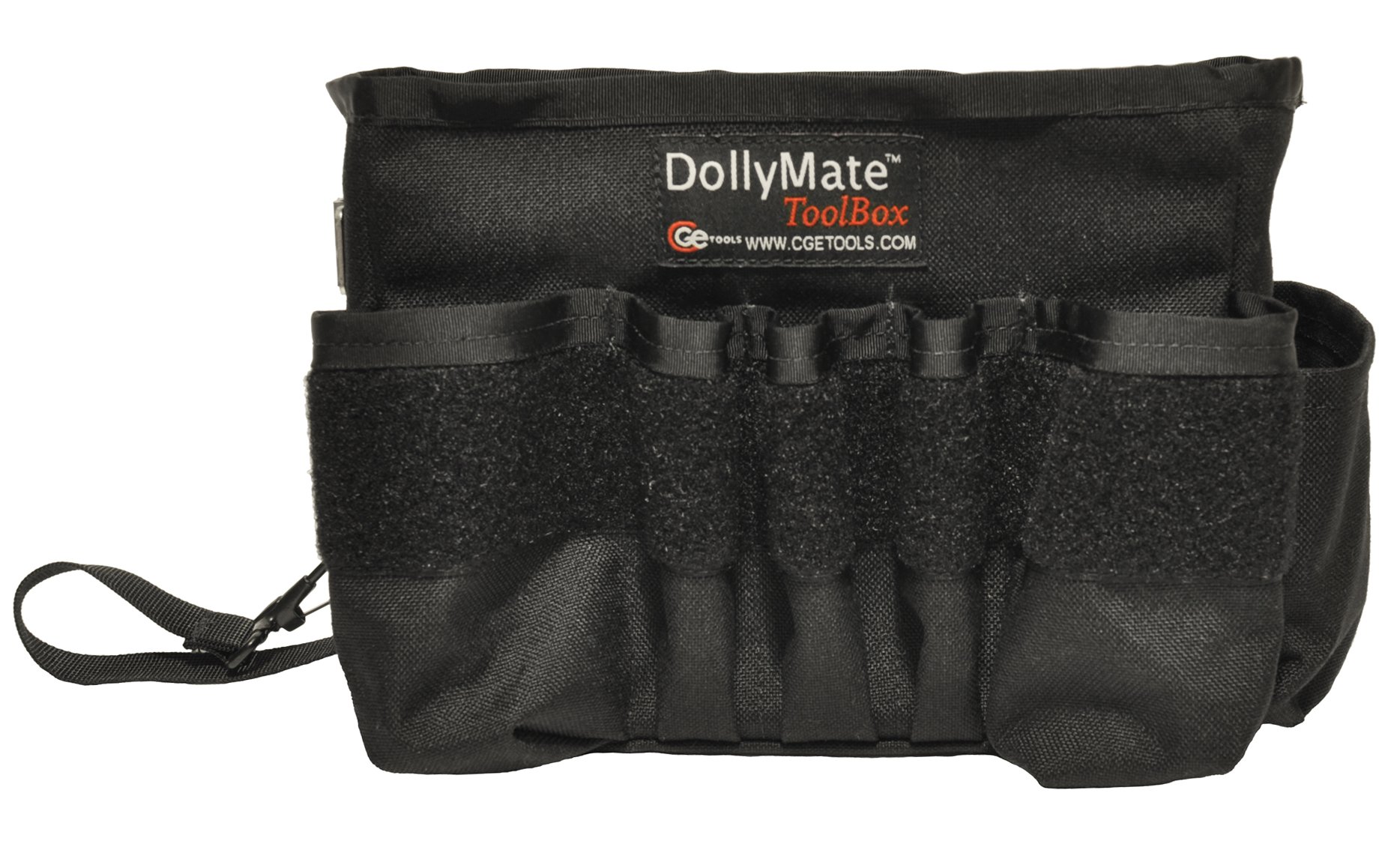 DollyMate Heavy Duty Black Tool Box - Portable Storage for Tools, Equipment & DIY Supplies | Perfect for Garage, Workshop & Job Site Organization