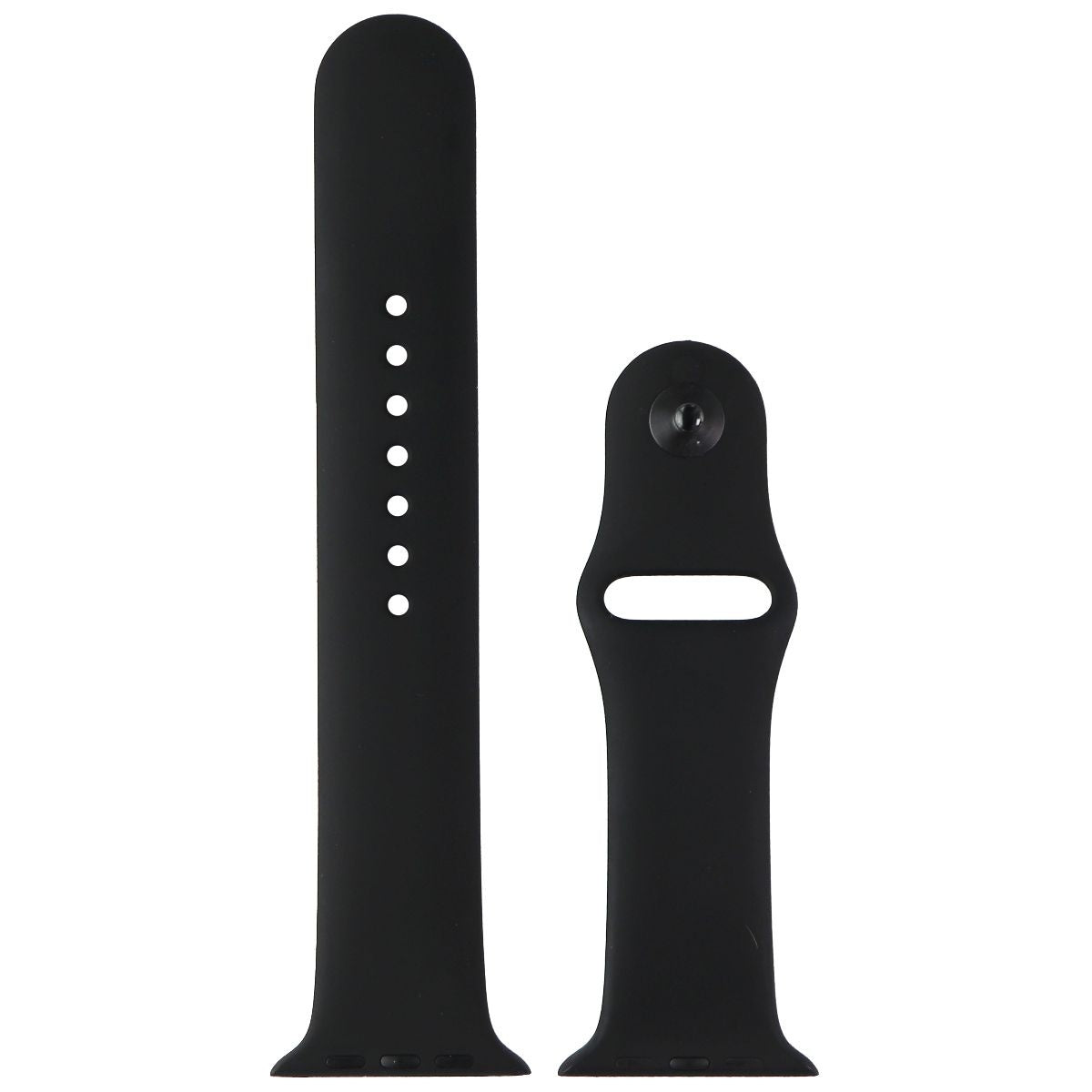 Apple Watch Sport Band 42mm/44mm/45mm - Black/Space Gray (M/L) - Compatible with Apple Watch Series 1-8 & SE - Perfect for Workouts, Running & Everyday Wear