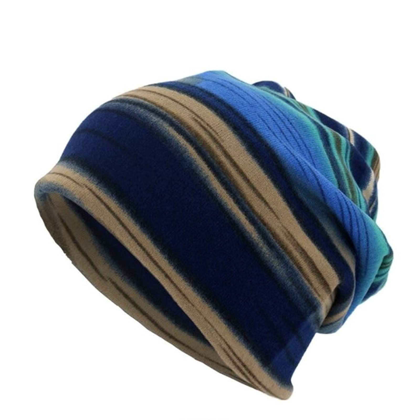Warm Unisex Knit Winter Hats for Men & Women - Thin Wool Slouchy Beanie with Scarf Wrap - Perfect for Skiing, Snowboarding & Cold Weather Activities