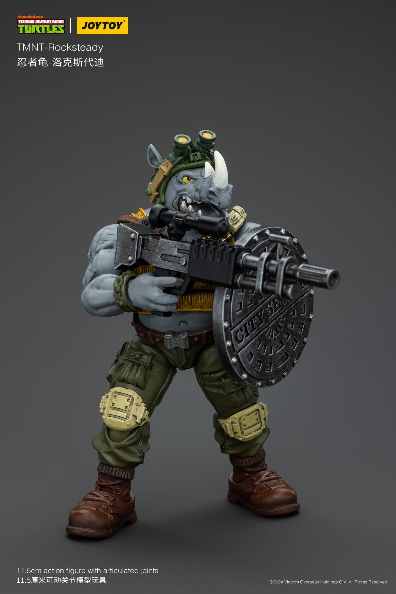 1/18 Scale JOYTOY TMNT Action Figure - Beebop & Rocksteady Collectible Set for Teenage Mutant Ninja Turtles Fans | Perfect for Display, Gifts, and Action Figure Collections