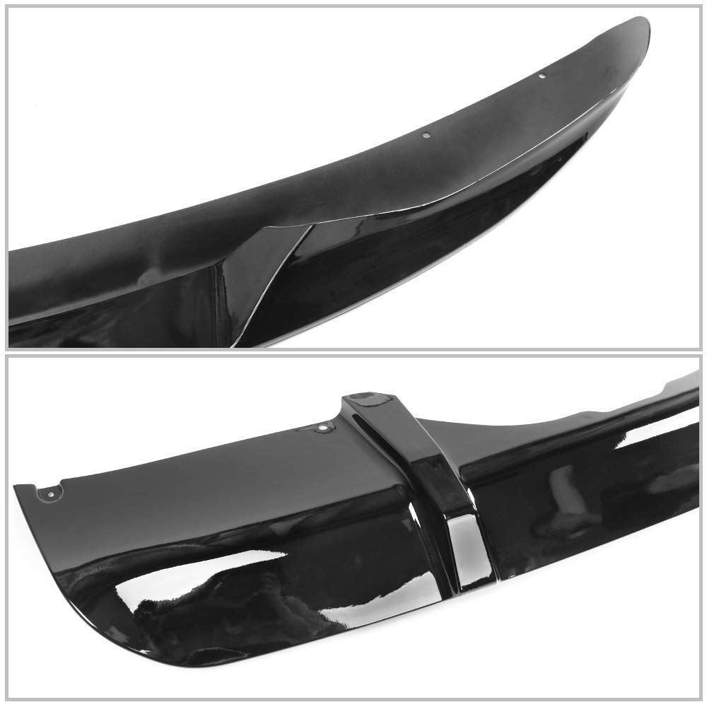 IKON MOTORSPORTS Gloss Black PP Polypropylene Front Bumper Lip & Rear Diffuser for 2014-2018 BMW X5 M Sport - Aerodynamic Spoiler Kit for Enhanced Style and Performance (Perfect for Car Enthusiasts & Street Racing)