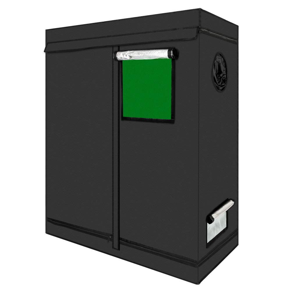 Premium Hydroponic Grow Tent Kit with Observation Window - 48