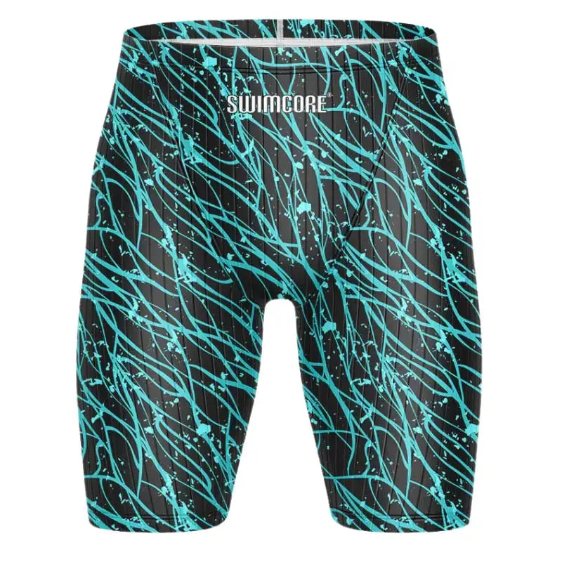Hydrostrike Emberlash Men's & Boys' Swim Jammers - Quick Dry Competitive Swimwear for Training & Racing | Pool, Beach & Water Sports