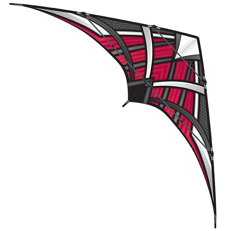 93 NK93 ProSport Nylon Stunt Kite - Red | Professional Dual Line Kite for Adults & Kids | Perfect for Beach, Park & Outdoor Sports Activities