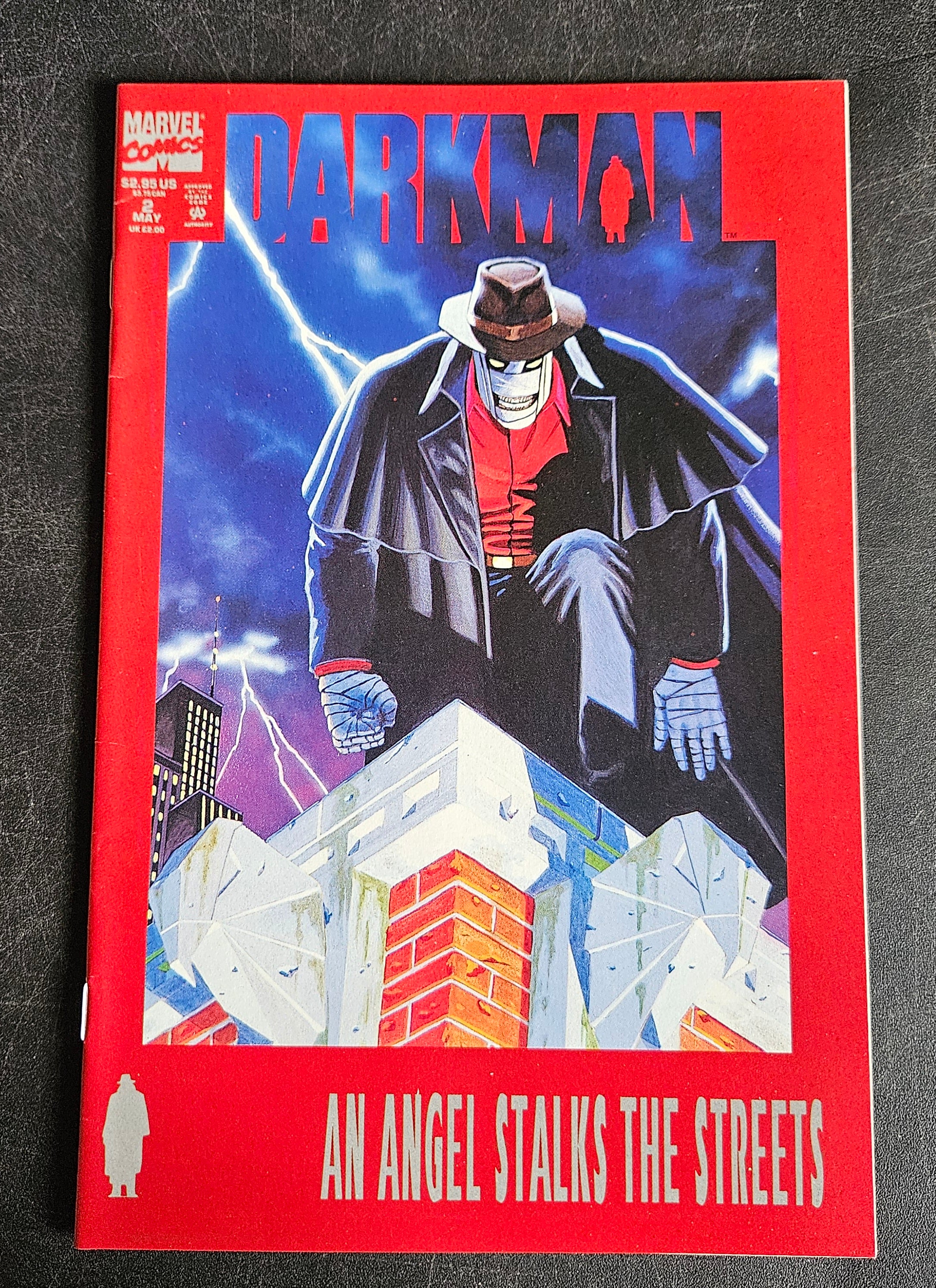 Darkman #2 May - An Angel Stalks the Streets - Marvel Comics Collectible Comic Book - Perfect for Superhero Fans & Comic Collectors