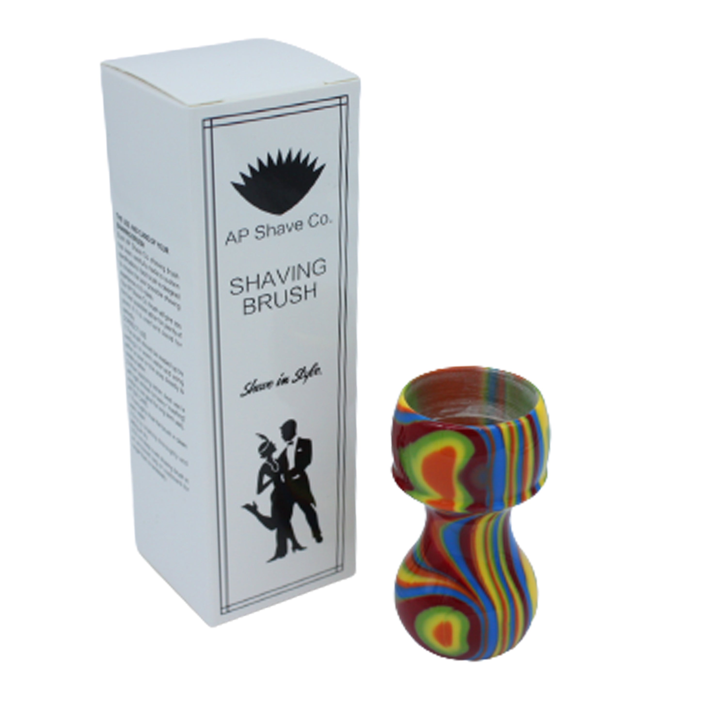 Premium Disco Handcrafted Shaving Brush Handle for Men - Fits 28mm & 30mm Knots - Perfect for Wet Shaving, Grooming Kits & Luxury Bathroom Accessories