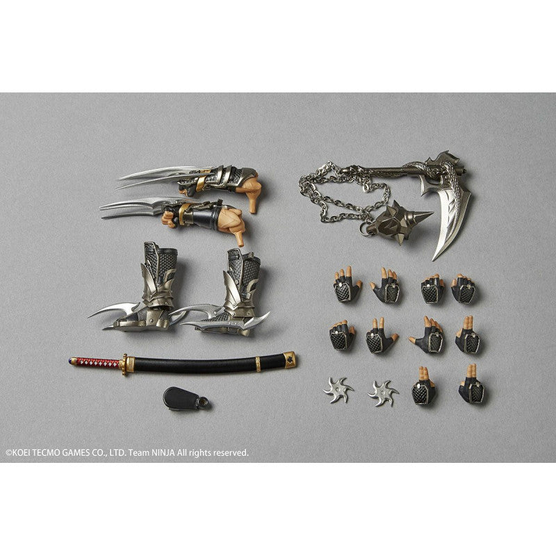 Amazing Yamaguchi Revoltech Ryu Hayabusa Action Figure - Ninja Gaiden NR052 Collectible Toy for Display & Gaming Enthusiasts