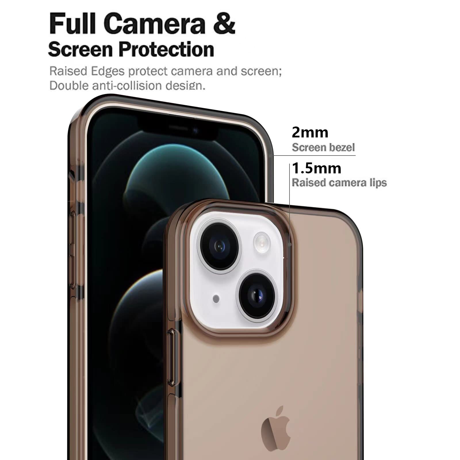 ArtsEvo Rugged iPhone 14 Case & iPhone 13 Case - 6.6ft Military Drop Protection Shockproof Cover | Full Body Protective Phone Case in Brown | Perfect for Outdoor Adventures & Daily Use