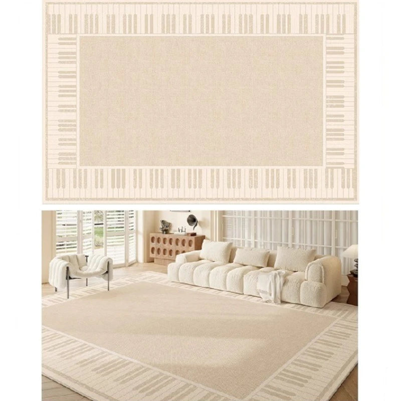 Marleigh UltraGuard Luxury Velvet Waterproof Area Rug - Non-Slip Soft Washable Rug for Living Room, Bedroom, Nursery - Perfect for High Traffic Areas & Pet-Friendly Homes