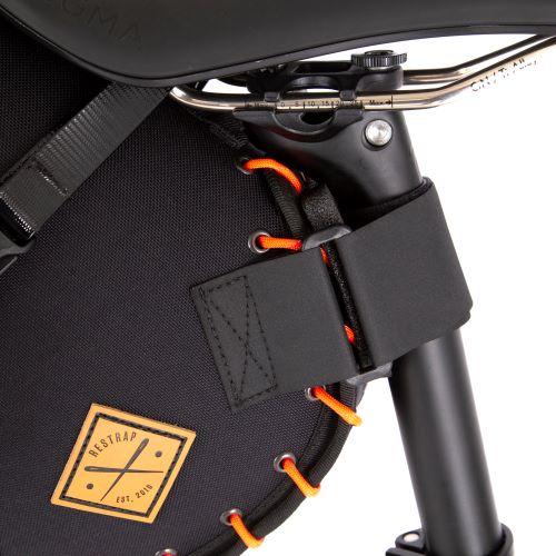 Restrap 14L Waterproof Bike Saddle Bag - Durable Cycling Bicycle Seat Pack for Commuting, Touring & Adventure Rides - Perfect for Road, Mountain & Gravel Bikes