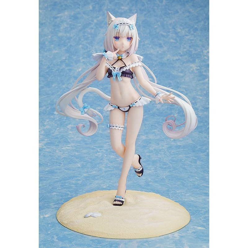 Good Smile Company Nekopara: Vanilla 1/7 Scale PVC Figure - Maid-Style Swimsuit Anime Collectible for Display & Gaming Room Decor
