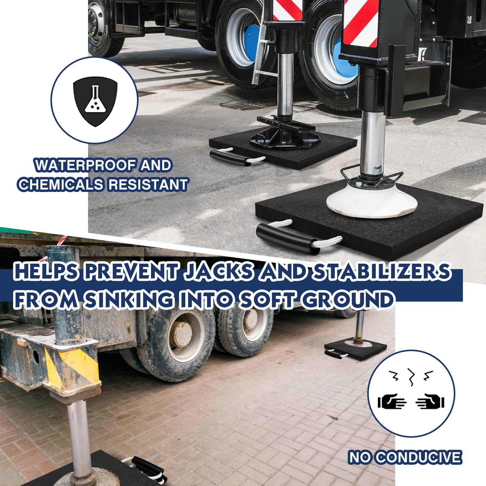 2 Pack RV Jack Blocks - 12
