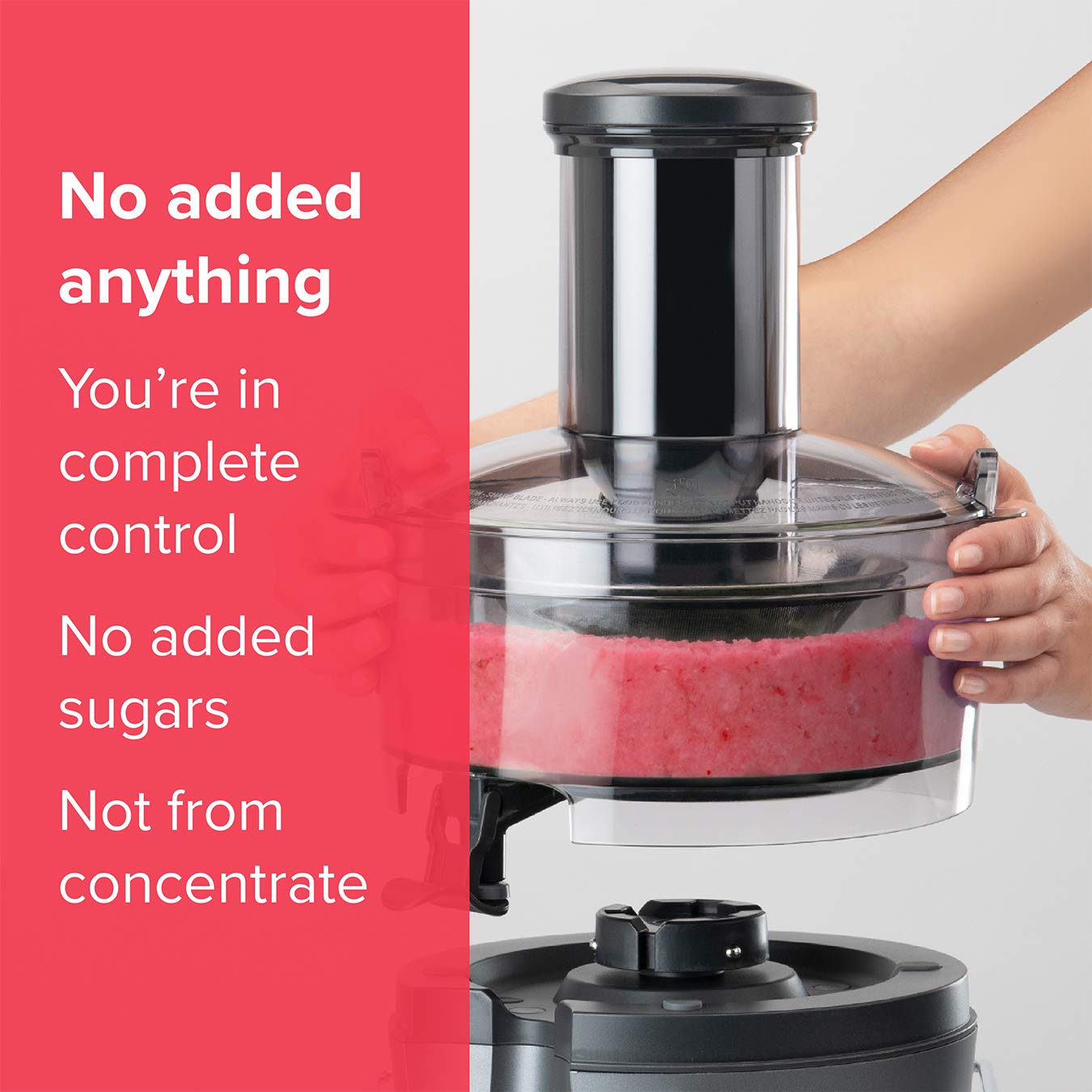 Nutribullet 800W High-Speed Juicer - 8-Piece Set with 1.5L Pulp Container & 800ml Juice Pitcher - 2-Speed Settings, 3
