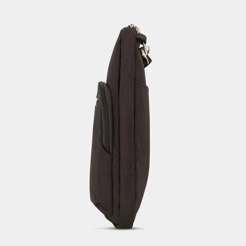 Travelon Anti-Theft Essentials Mini Asymmetric Crossbody Bag - Secure & Stylish Purse for Women - Perfect for Travel, Commuting & Everyday Use