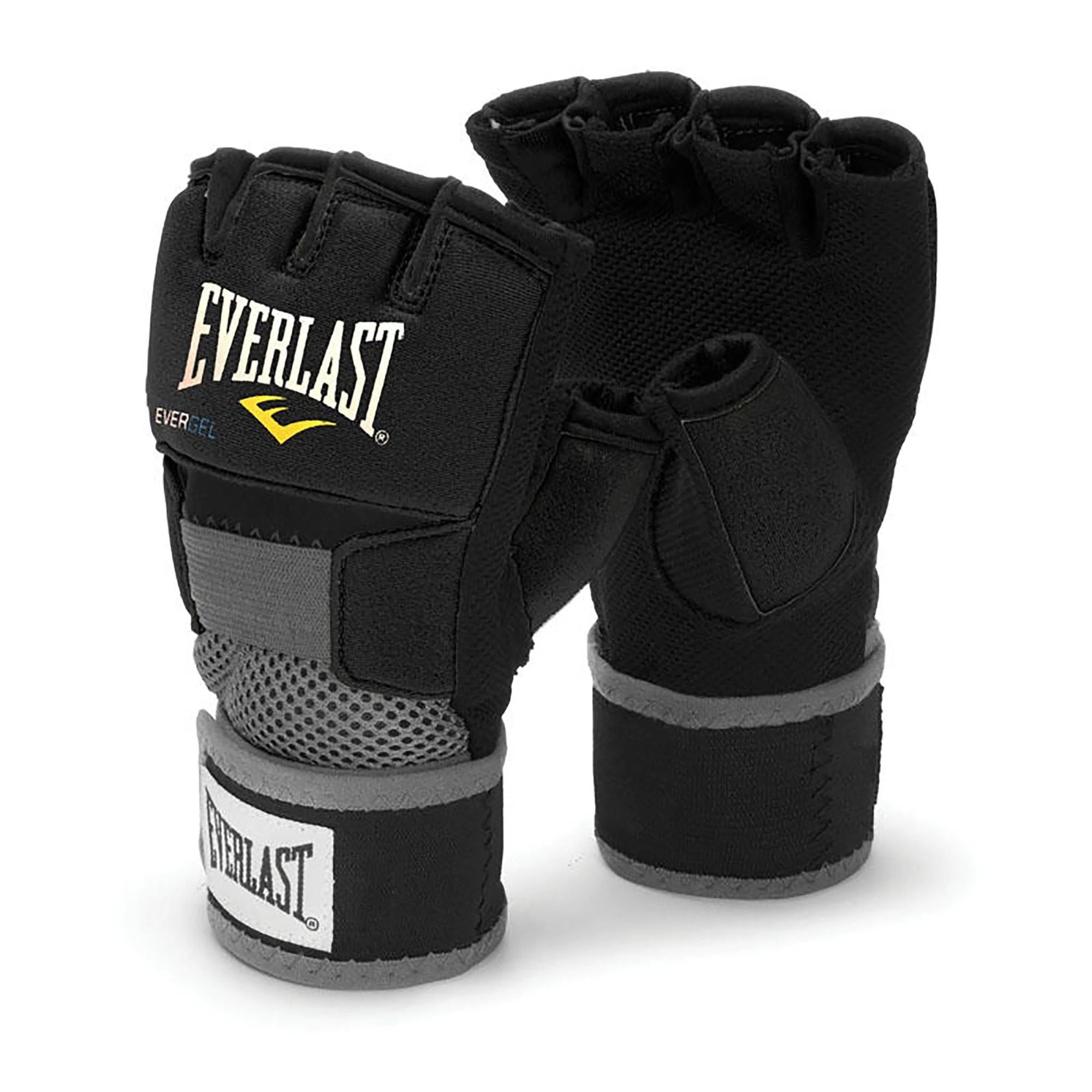 Everlast Evergel Hand Wraps - Premium Boxing & MMA Hand Protection (Black) - Ideal for Training, Sparring & Fitness Workouts