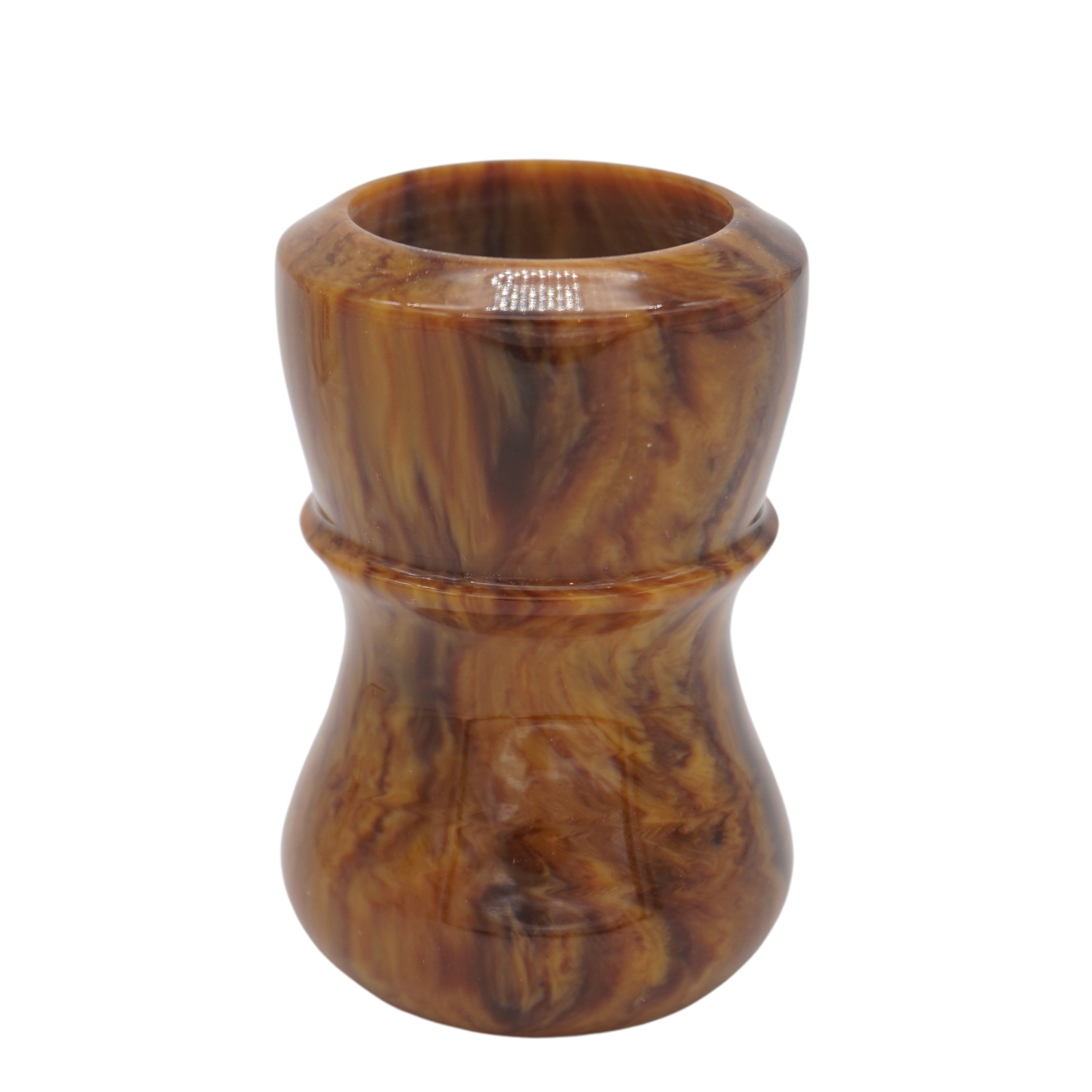 Premium Briar Wood Handcrafted Shaving Brush Handle - Fits 24mm & 26mm Knots - Perfect for Wet Shaving & Traditional Grooming Rituals