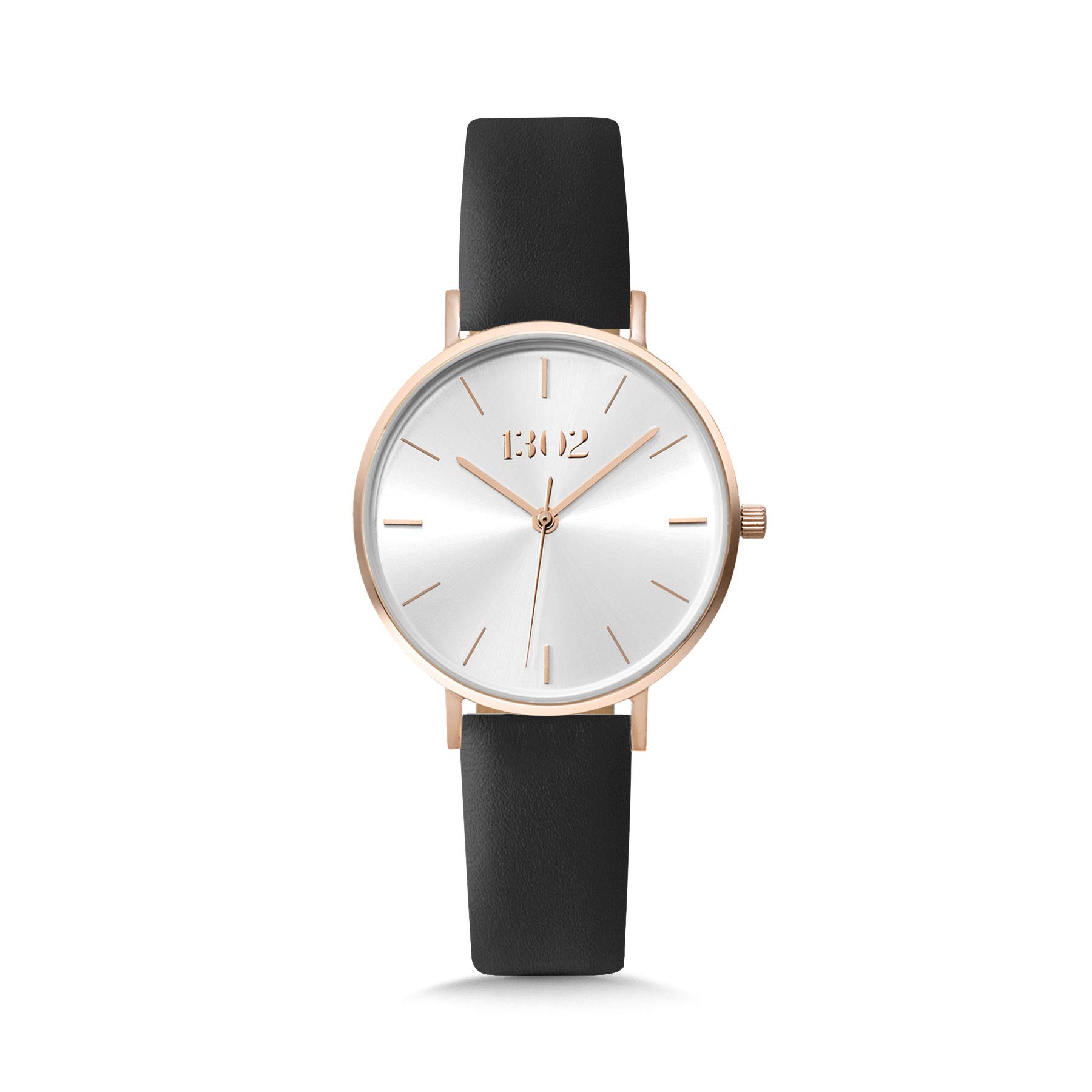 32MM Rose Gold Women's Watch with Sunray Dial & Interchangeable Strap - Elegant Ladies Wristwatch for Daily Wear, Office & Special Occasions