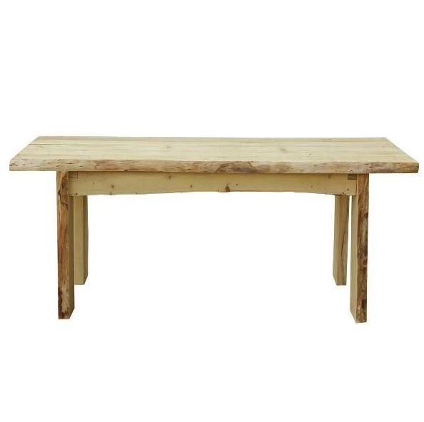 A&L Furniture Blue Mountain Autumnwood Dining Table - Solid Wood Farmhouse Style for Kitchen, Dining Room & Outdoor Patio