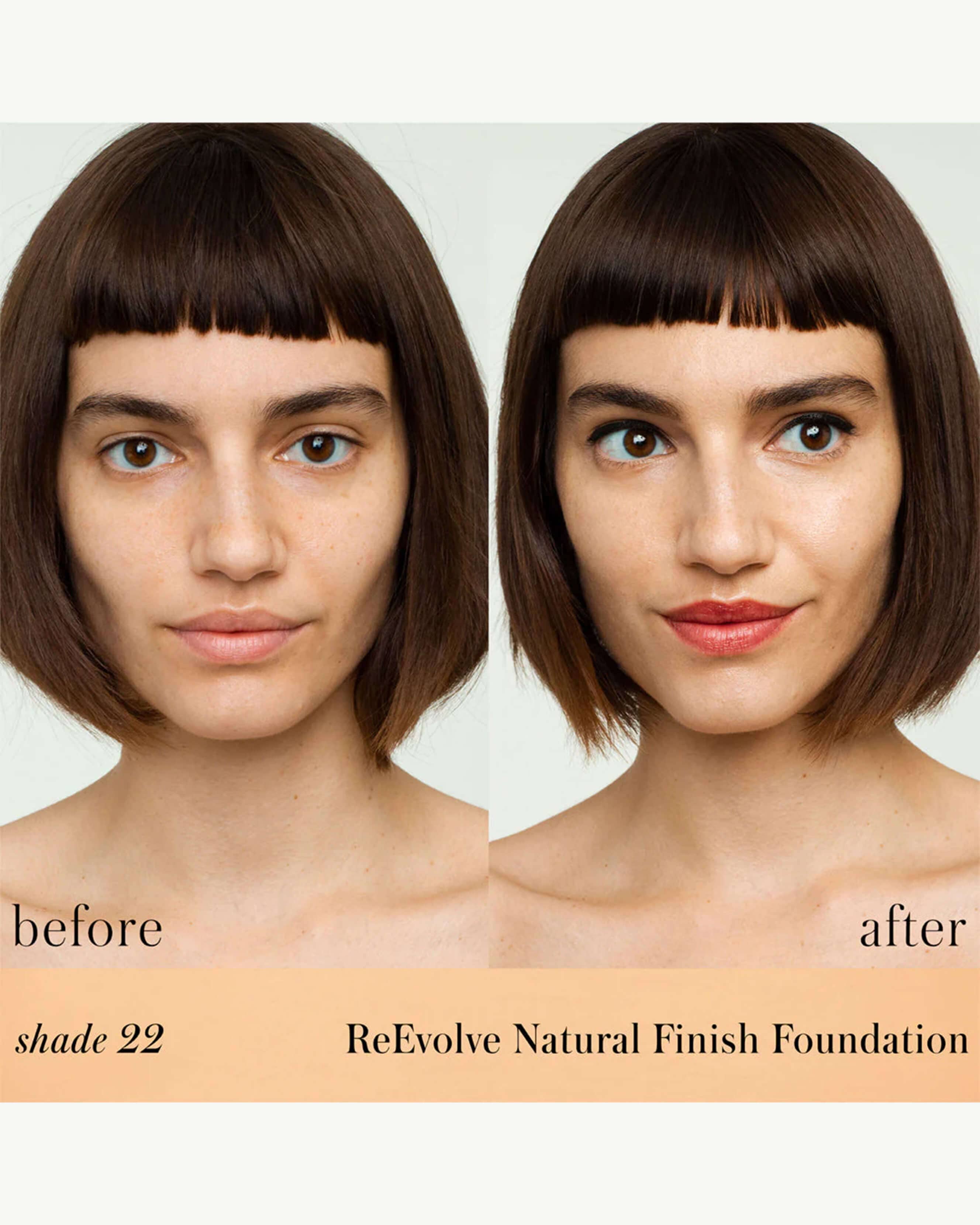 ReEvolve Natural Finish Foundation - Lightweight, Buildable Coverage for Flawless Skin | Vegan & Cruelty-Free Makeup | Perfect for Daily Wear & Special Occasions