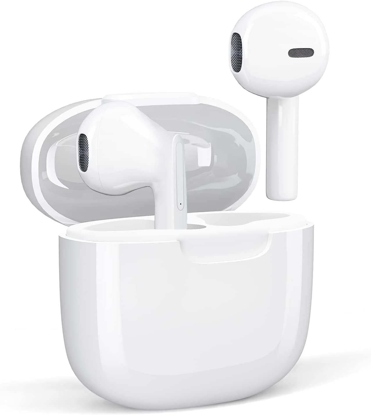 Wireless Earbuds Bluetooth 5.0 with Active Noise Cancellation, IPX5 Waterproof in-Ear Headphones, 24H Playtime Hi-Fi Stereo Sound, Built-in Mic for Calls - Perfect for Gym, Running, Travel & Work