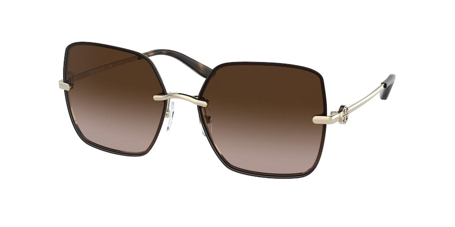 Tory Burch TY6080 Women's Rectangle Sunglasses with Designer iWear Eyewear Kit - Stylish UV Protection for Outdoor Activities, Travel & Fashion Accessories