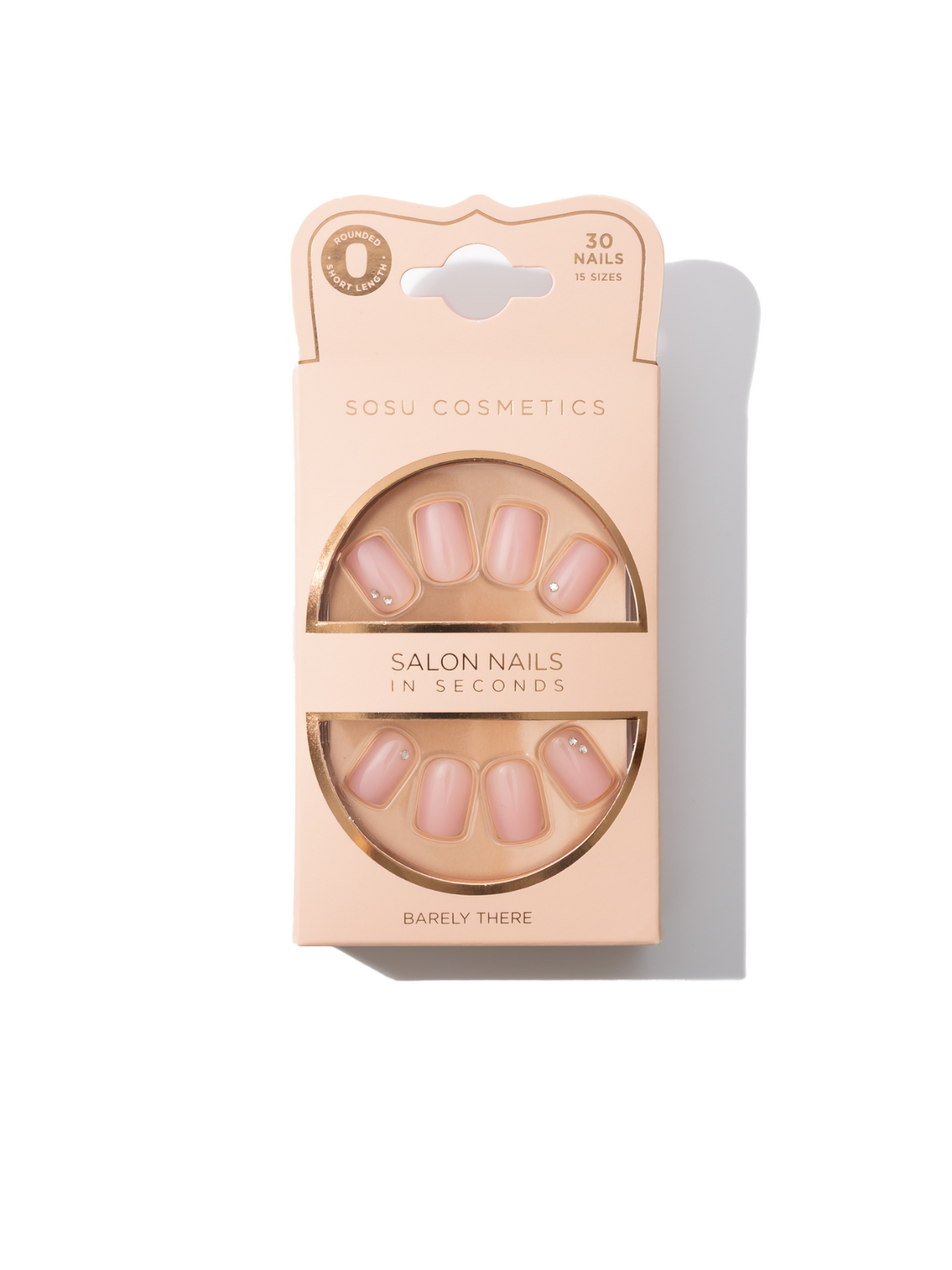 Natural-Looking Faux Nails - Barely There Press-On Nails for Everyday Wear | Perfect for Work, Parties & Special Occasions