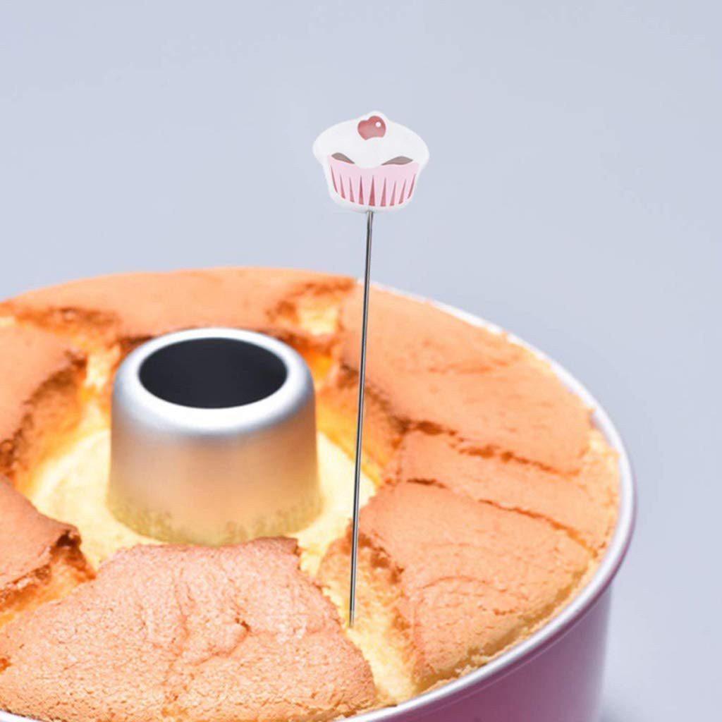Reusable Metal Cake Tester Probe - Long Baking Skewer Needle for Muffins, Bread & Pastries | Perfect for Home Bakers & Professional Kitchens | Essential Baking Tool for Testing Doneness & Decorating Desserts