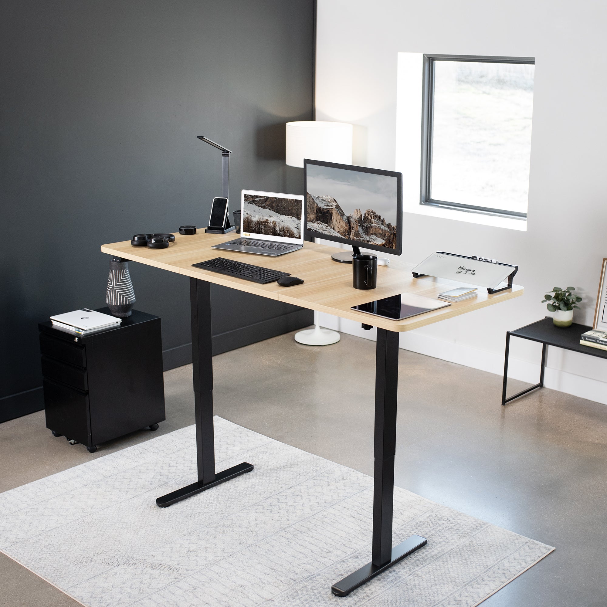 0B Series 71 x 30 Inch Electric Standing Desk with 2-Button Controller - Perfect for Home Office, Gaming & Workspace Ergonomics