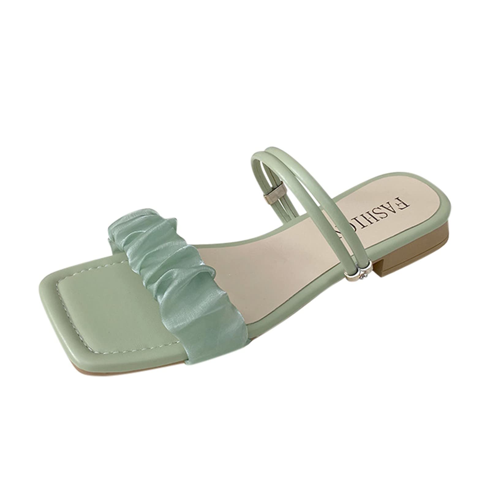 RUIY Women's Fashion Flat Sandals - Comfortable Casual Slippers for Home & Outdoor Wear | Microwave Safe House Shoes for Women