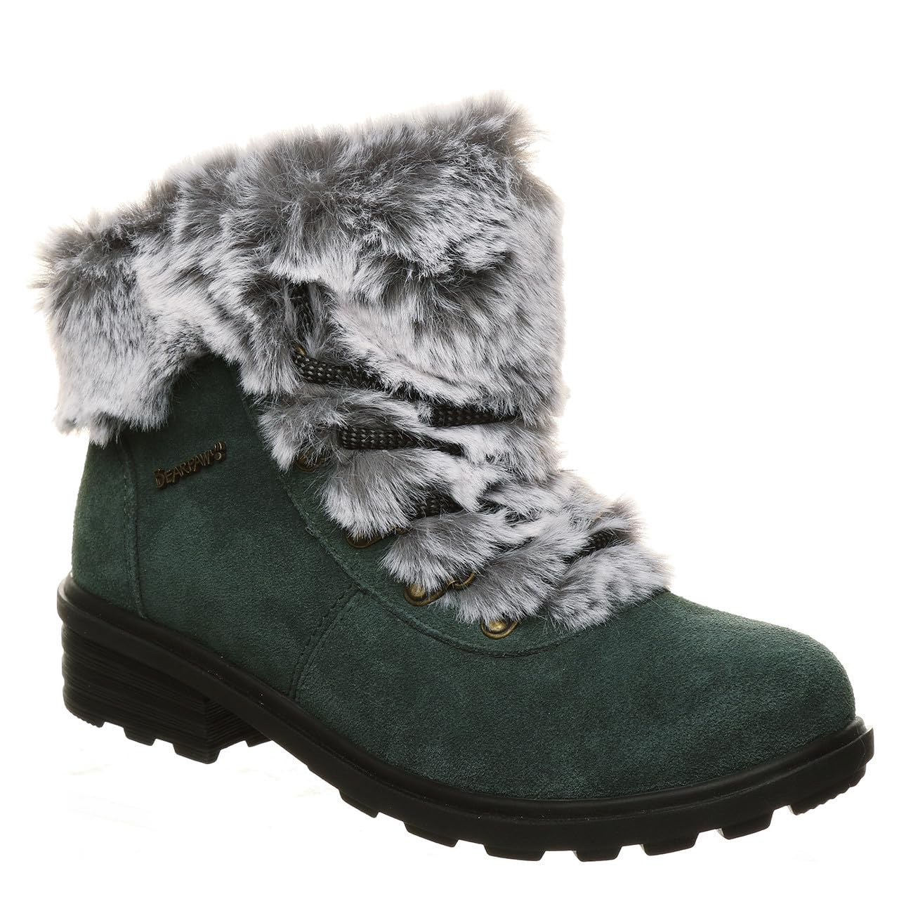 BEARPAW Women's Serenity Ankle Boots - Slip On Winter Booties for Women in Multiple Colors | Cozy & Comfortable Casual Shoes for Cold Weather, Outdoor Walking, and Everyday Wear