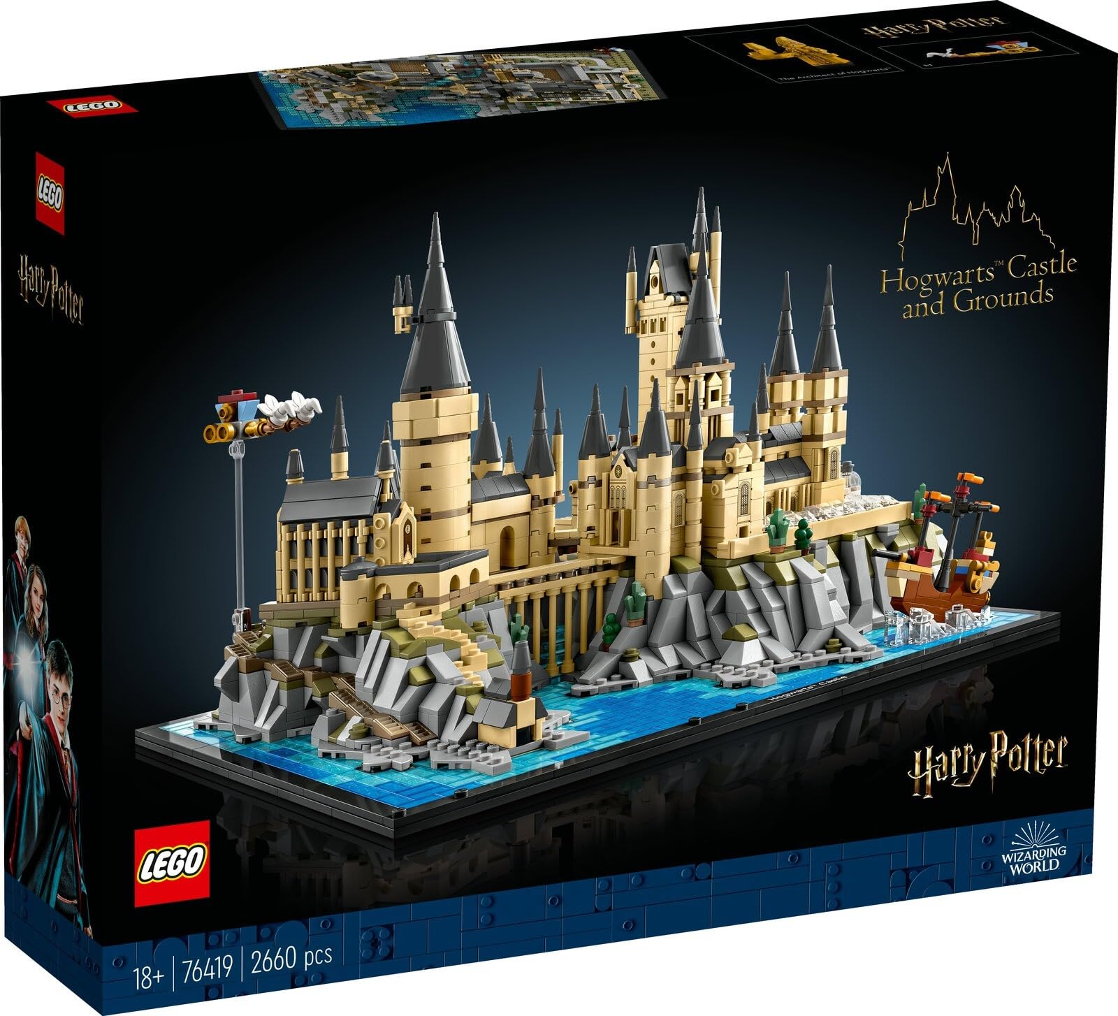 LEGO Harry Potter 76419 Hogwarts Castle & Grounds + 30435 Build Your Own Hogwarts Castle Polybag – Collectible Building Set for Fans, Great Gift for Kids & Adults – Perfect for Display, Play, and Harry Potter Themed Parties