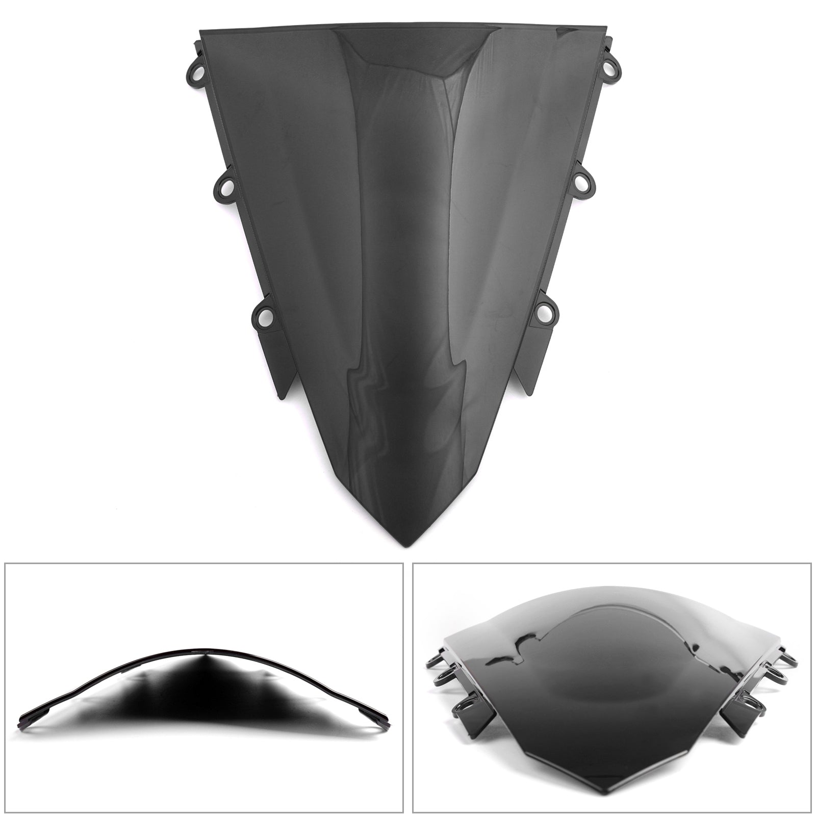 1 Piece Motorcycle ABS Windscreen Windshield for Honda CBR500R (2016-2018) - Universal Fit, Durable Protection for Enhanced Riding Comfort & Style | Perfect for Highway Cruising & Daily Commutes