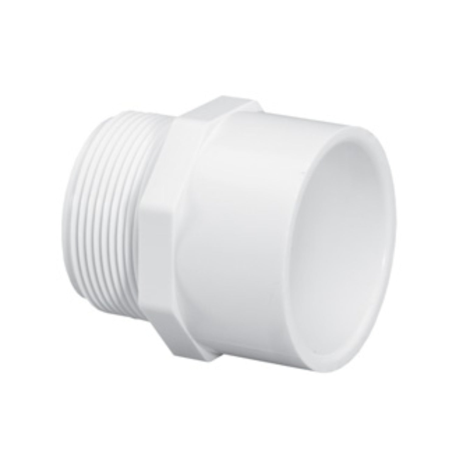 2 1/2 Inch Male Adapter MxS - Brass Pipe Fitting for Plumbing & HVAC Systems - Perfect for Water, Gas & Air Connections