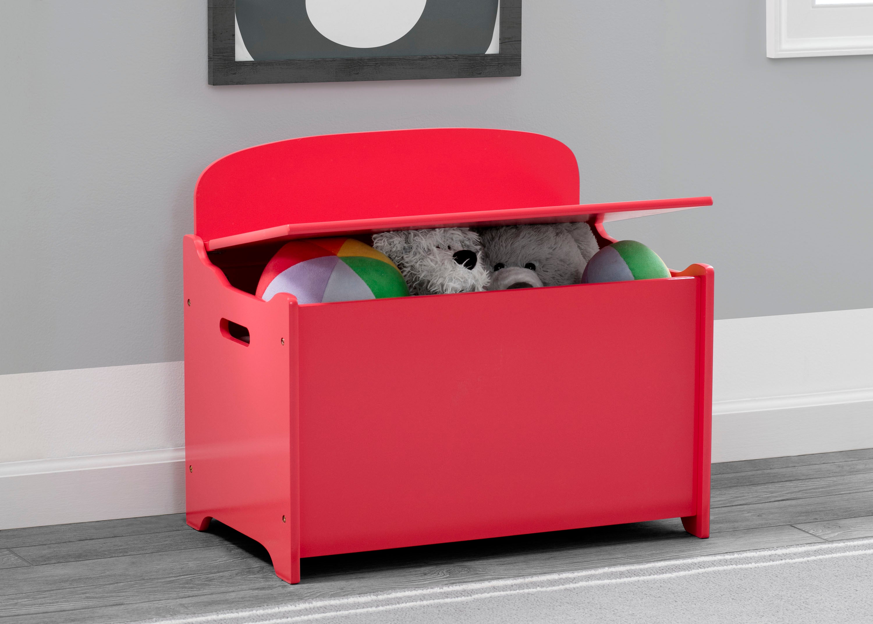 MySize Deluxe Toy Box - Large Storage Organizer for Kids' Toys, Books & Games | Perfect for Playrooms, Bedrooms & Daycares
