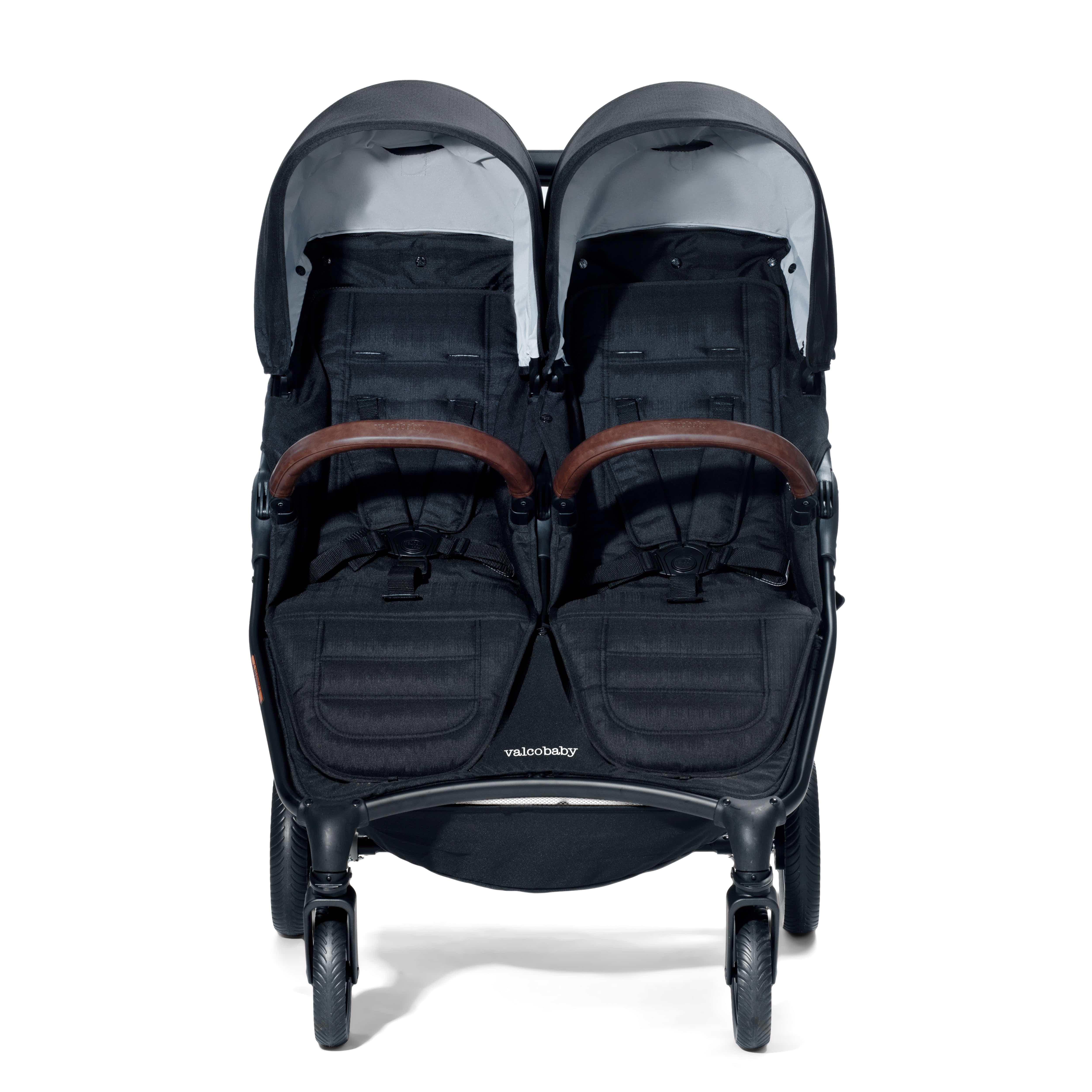 Valco Baby Duo Trend Double Stroller - Lightweight Compact Side by Side Stroller for Twins & Toddlers | Perfect for Shopping, Travel & Outdoor Adventures